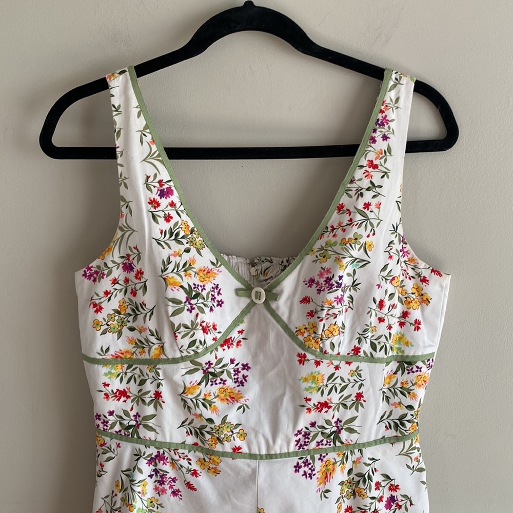 VTG R&K • cottage floral midi dress - Picture 2 of 7